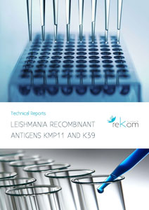 Antígenos recombinantes de Leishmania KMP11 y K39