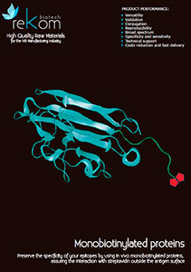 Monobiotinylated proteins