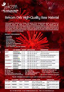 IVD reagents for diagnosis of CMV