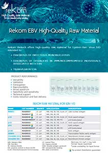 Recombinant antigens for diagnosis of EBV