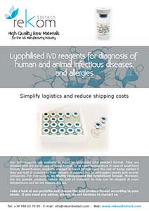 Lyophilised IVD reagents
