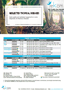 IVD reagents for Neglected tropical diseases